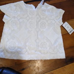 Nwt Carter's white top 3t